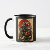 Mug Side-car de moto lapin (Gauche)