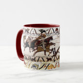 MUG SIÈGE DE LA TAPISSERIE DE BAYEUX DE DINAN, ATTAQUE (Devant gauche)