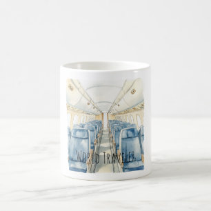 Mug Sièges d'avion à fenêtre pour voyages dans le mond