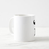 Mug SIEN avec une moustache (Devant gauche)