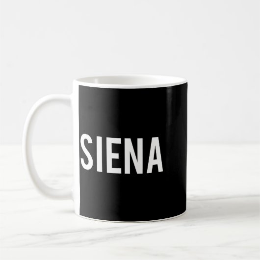 Mug Siena - Cool New Funny Name Fan Gift Tee  (Gauche)