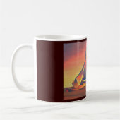Mug Sienna vole au coucher du soleil (Gauche)