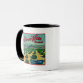 Mug Sierra Vista Marque Étiquette Citrus Crate (Devant gauche)