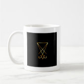 Mug Sigil de symbole de Lucifer- A de satanisme (Gauche)