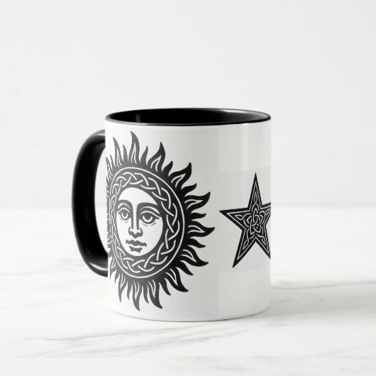 Mug Sigil Liminaire Soleil & Lune (Devant gauche)