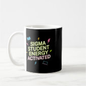 Mug Sigma Énergie Étudiante Activée, Retour à l'École, (Gauche)