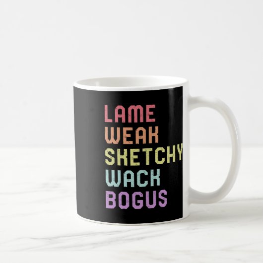 Mug Sign Language Lame Weak Asl Slang Tee Deaf Awarene (Droite)