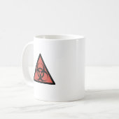 Mug Signal biologique rouge (Devant gauche)