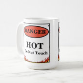 Mug Signal chaud de danger (Devant gauche)