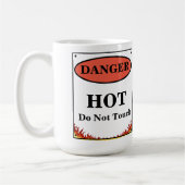Mug Signal chaud de danger (Gauche)