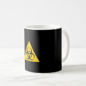 Mug Signal d'alerte de risque biologique (Devant droit)