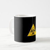 Mug Signal d'alerte de risque biologique (Devant gauche)