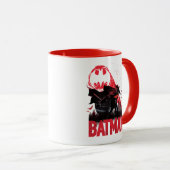 Mug Signal de chauve-souris cramoisi de Batman (Devant droit)