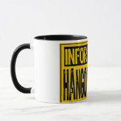 Mug Signal d'information - Hangover Cure Jaune/Noir (Gauche)