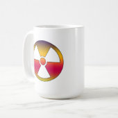 Mug Signal radioactif nucléaire (Devant gauche)