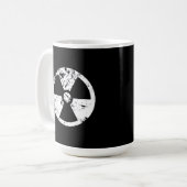 Mug Signal radioactif nucléaire (Devant gauche)