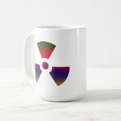 Mug Signal radioactif nucléaire (Devant gauche)