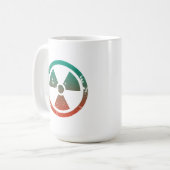 Mug Signal radioactif nucléaire (Devant gauche)