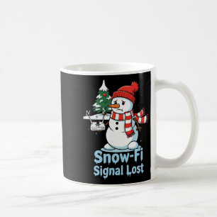 Mug Signal Snow-fi Drôle Perdu Bonhomme de Neige Noël