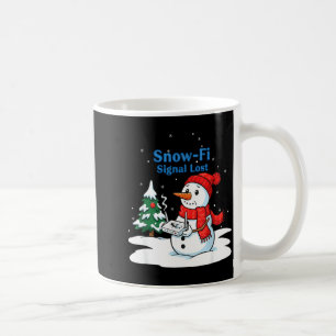Mug Signal Snow-fi Perdu Drôle de Noël Bonhomme de Nei
