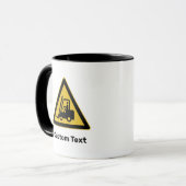 Mug Signal triangle d'avertissement de chariot élévate (Devant gauche)