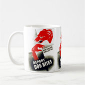 Mug Signaler les piqûres de chien (Gauche)