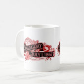 Mug Signalisation Vintage de la fête du Canada (Devant gauche)