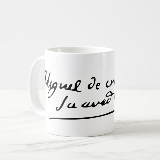 Mug Signature Cervantes (Devant gauche)