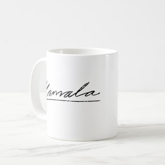 Mug Signature Cursive Kamala (Devant gauche)