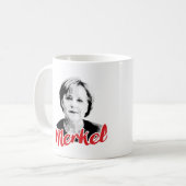 Mug Signature d'ANGELA MERKEL - - (Devant gauche)