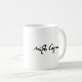 Mug Signature d'artiste célèbre Michaël Angelo (Devant droit)