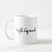 Mug Signature d'artiste célèbre Michaël Angelo (Gauche)
