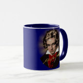 Mug Signature de Beethoven (Devant droit)
