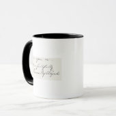 Mug Signature de Florence Nightingale (Devant gauche)
