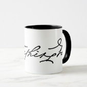Mug Signature de George Washington (Devant droit)