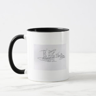 Mug Signature de la Reine Elizabeth I