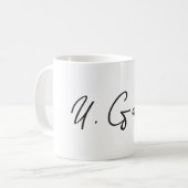 Mug Signature de premier ministre Joseph Staline (Devant gauche)