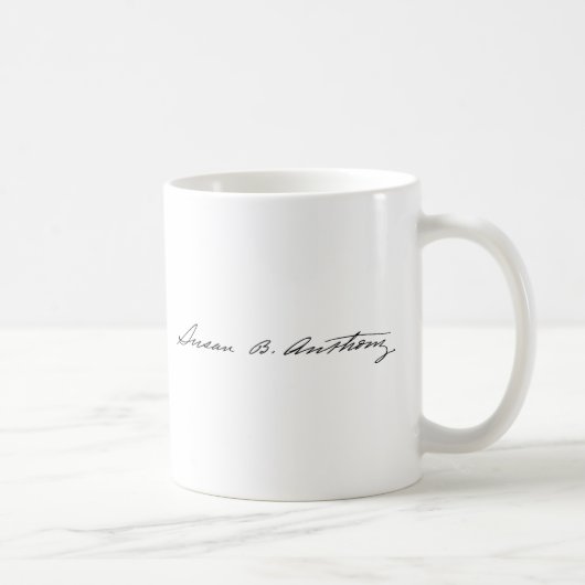 Mug Signature de suffragette Susan B. Anthony (Droite)