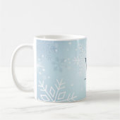 Mug Signature du flocon de neige bleu Icy (Gauche)