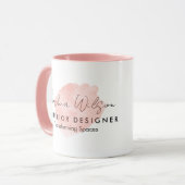 Mug Signature Elégante Professionnelle Aquarelle (Devant gauche)
