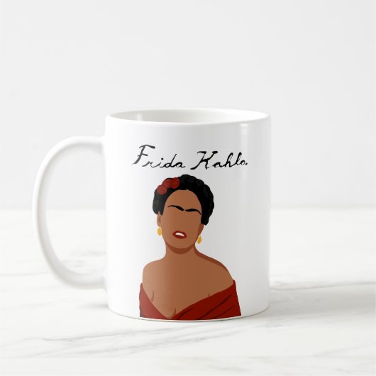 Mug Signature Frida Kahlo (Gauche)
