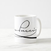 Mug Signature Giacomo Puccini (Devant droit)