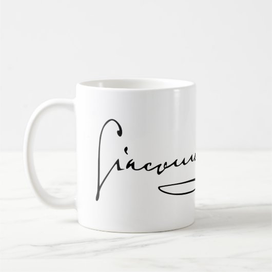 Mug Signature Giacomo Puccini (Gauche)