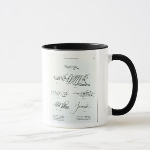Mug Signatures de la reine de Mary des Ecossais