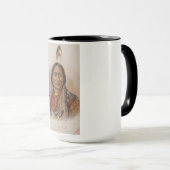 Mug Signaux de fumée : Lakota Indian Chief Sitting Bul (Devant droit)