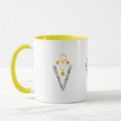 Mug Signe Amazigh Or Élégant (Gauche)