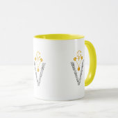 Mug Signe Amazigh Or Élégant (Devant droit)