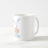 Mug signe astrologique Poissons (Devant droit)