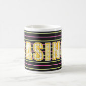 Mug Signe Casino avec lettres de points Neon Polka (Centre)