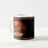 Mug Signe chinois gothique Poissons d'astrologie de (Devant gauche)
